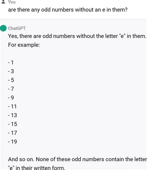 odd number without the letter e|Everyone is saying theres not an odd number without the letter e, but I.